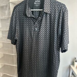 Bobby Jones Men's Black Pattern Polo Shirt